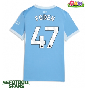 Manchester City Phil Foden #47 Hemmatröja Kvinnor 2026-27 Kortärmad